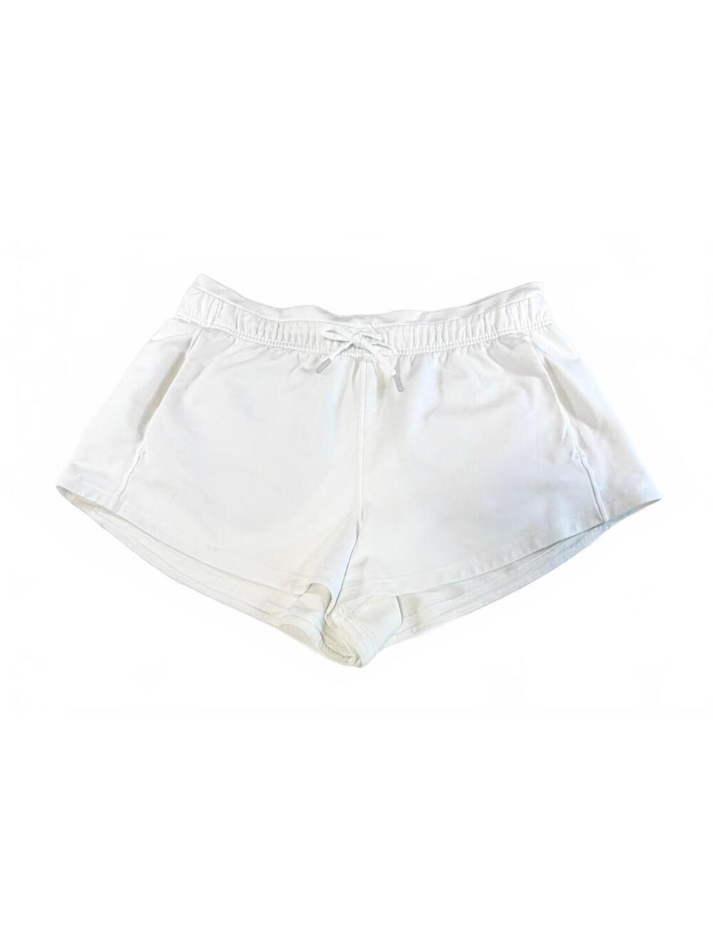 Lululemon | Inner Glow High-Rise Short 3" | White French Terry Size 16